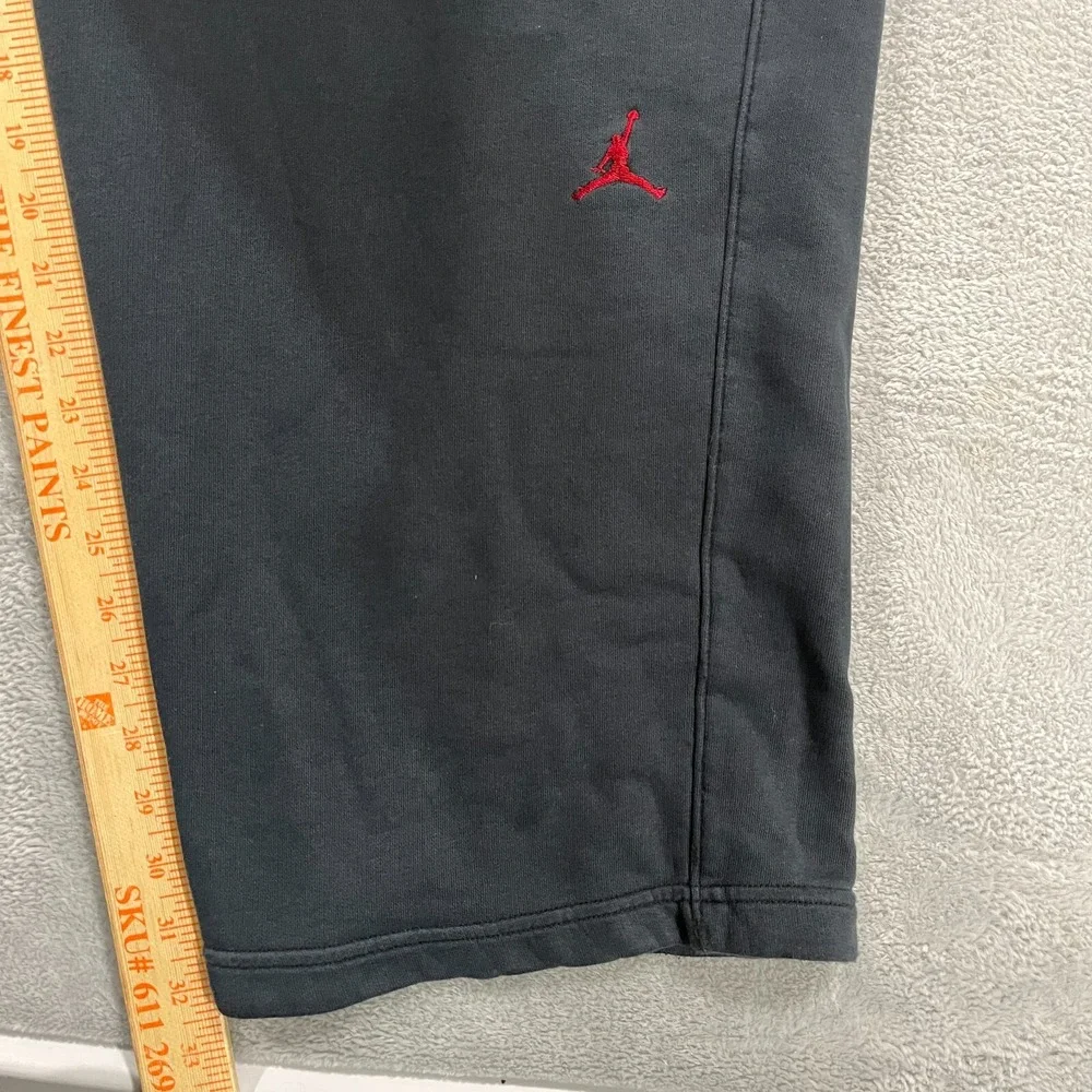 Jordan‎ Sweatpants Men's 2XL Fleece Y2K Baggy Black 355371-011